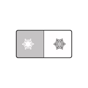 Stencil aerografo AirNails Masking 74 di Magnetic Nail Design, fiocco di neve