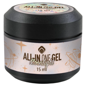 Barattolo All In One Gelmoonlight 15ml di Magnetic Nail Design con etichetta decorativa