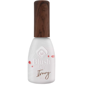 Blushes Ivory gel multifunzione Magnetic Nail Design con tappo marrone e dettagli eleganti