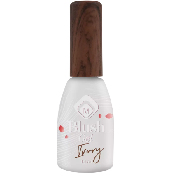 Blushes Ivory gel multifunzione Magnetic Nail Design con tappo marrone e dettagli eleganti