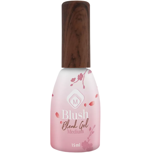 Blushes Blend Gel Medium 15ml di Magnetic Nail Design con tappo in legno