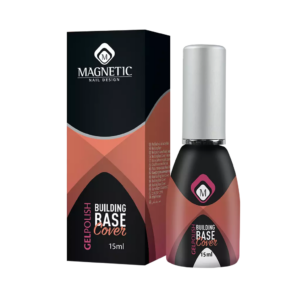 Boccetta di Building Base Cover For Gelpolish 15ml Magnetic con confezione elegante.