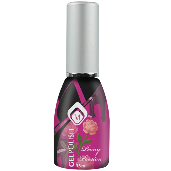 Dettaglio confezione Gelpolish Peony Passion TPO Free di Magnetic Nail Design, colore rosa intenso