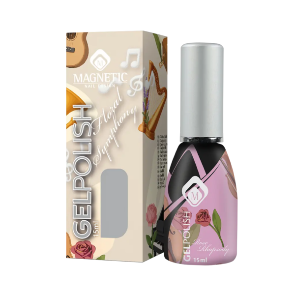 Gelpolish Rose Raspsody 15ml Magnetic Nail Design con confezione decorata