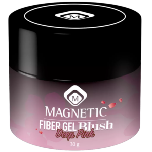 Fiber Gel Blush Deep Pink 30gr Magnetic Nail Design gel con fibre di vetro