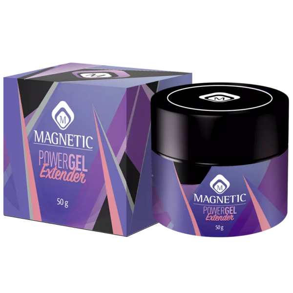 Confezione e barattolo Powergel Extender 50gr Magnetic Nail Design