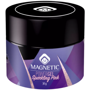 Powergel Sparkling Pink 30gr Magnetic Nail Design acrigel rosa glitter