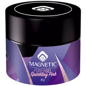 Powergel Sparkling Pink 30gr Magnetic Nail Design acrigel rosa glitter