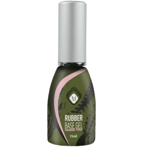 Rubber Base Frosted Pink 15ml di Magnetic Nail Design con texture gel visibile.