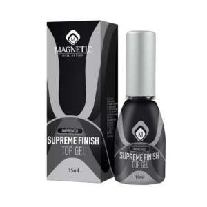 Supreme Finish Improved Magnetic Nail Design in confezione e flacone nero lucido