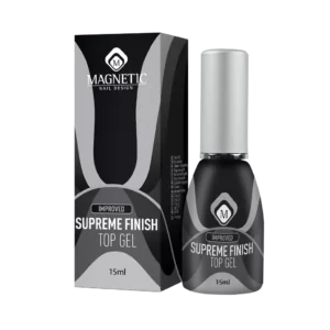 Supreme Finish Improved Magnetic Nail Design in confezione e flacone nero lucido