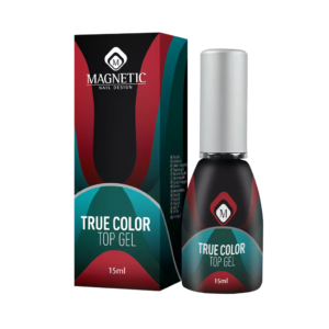 True Color Top Gel Magnetic Nail Design confezione e flacone