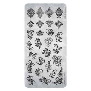 Stamp Plate Ornaments Magnetic Nail Design con motivi decorativi intricati