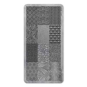 Stamping Plate 36 Fairy Tale Magnetic Nail Design con motivi intricati
