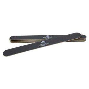 Emery Board Black 100/180 5pz Magnetic Nail Design, lime nere