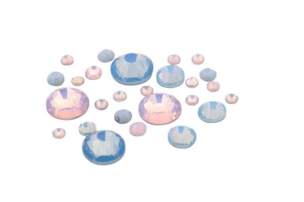 Strass rosa e blu Frosted Rhinestones Pink di Magnetic Nail Design
