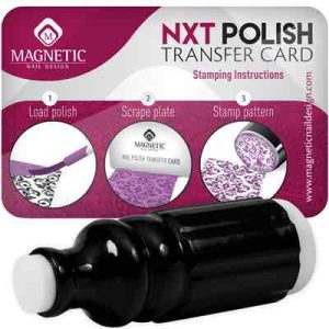 Stamp E Scraper Magnetic Nail Design per Nail Art veloce