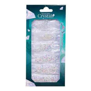 Awesome Crystals By Trasparant Ice 6 Sizes X 288pz Magnetic Nail Design, strass per nail art