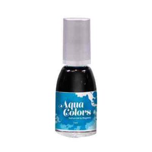 Aquacolor Blue 7ml Magnetic Nail Design smalto blu intenso