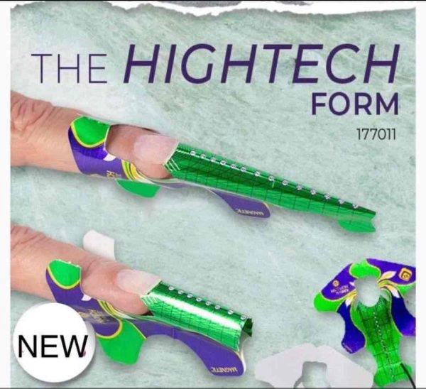 Cartine High Tech Con Tagli Magnetic Nail Design per nail form
