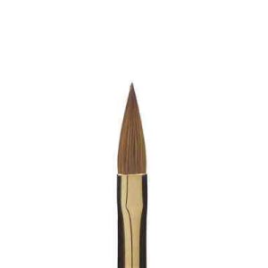 Pennello Premium Gel Brush Oval Magnetic Nail Design con setole dorate