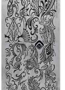 Stamping Plate Pepijn Magnetic Nail Design con motivi decorativi intricati